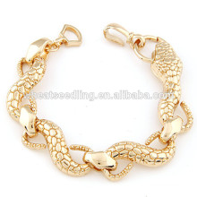 High quality metal auspicious bracelet vintage snake bracelet